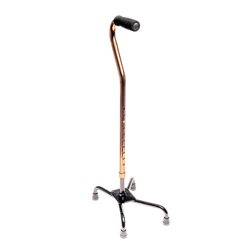 Czwórnóg- czteronożna laska z dużą podstawą – 70–95 cm, aluminium