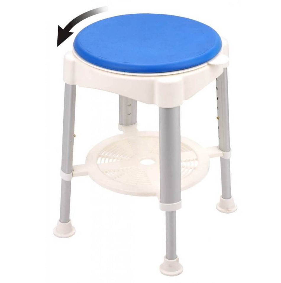 Obrotowy taboret prysznicowy AT51120